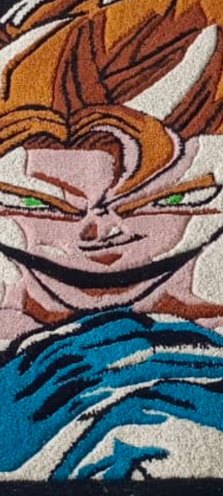 Handmade Super Saiyan Gogeta Tufted Rug - DBZ