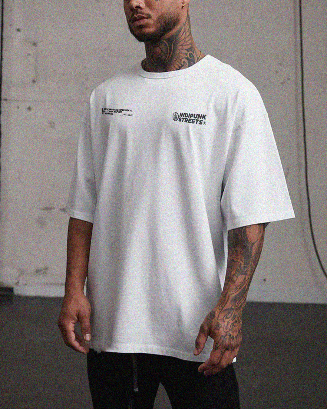 Indie Oversized Tee - White