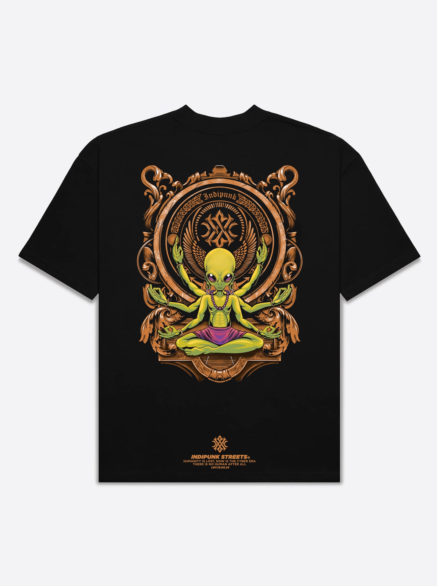 Alien meditating Oversized T-Shirt