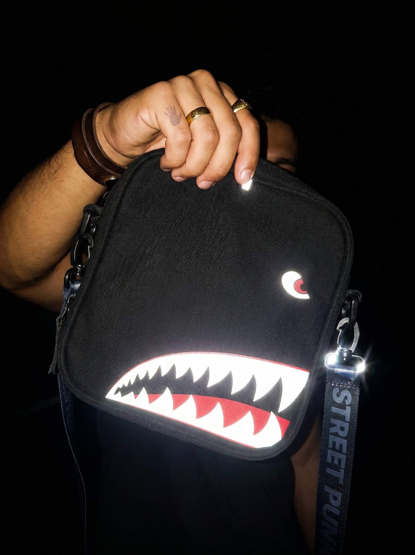 Shark sling bag