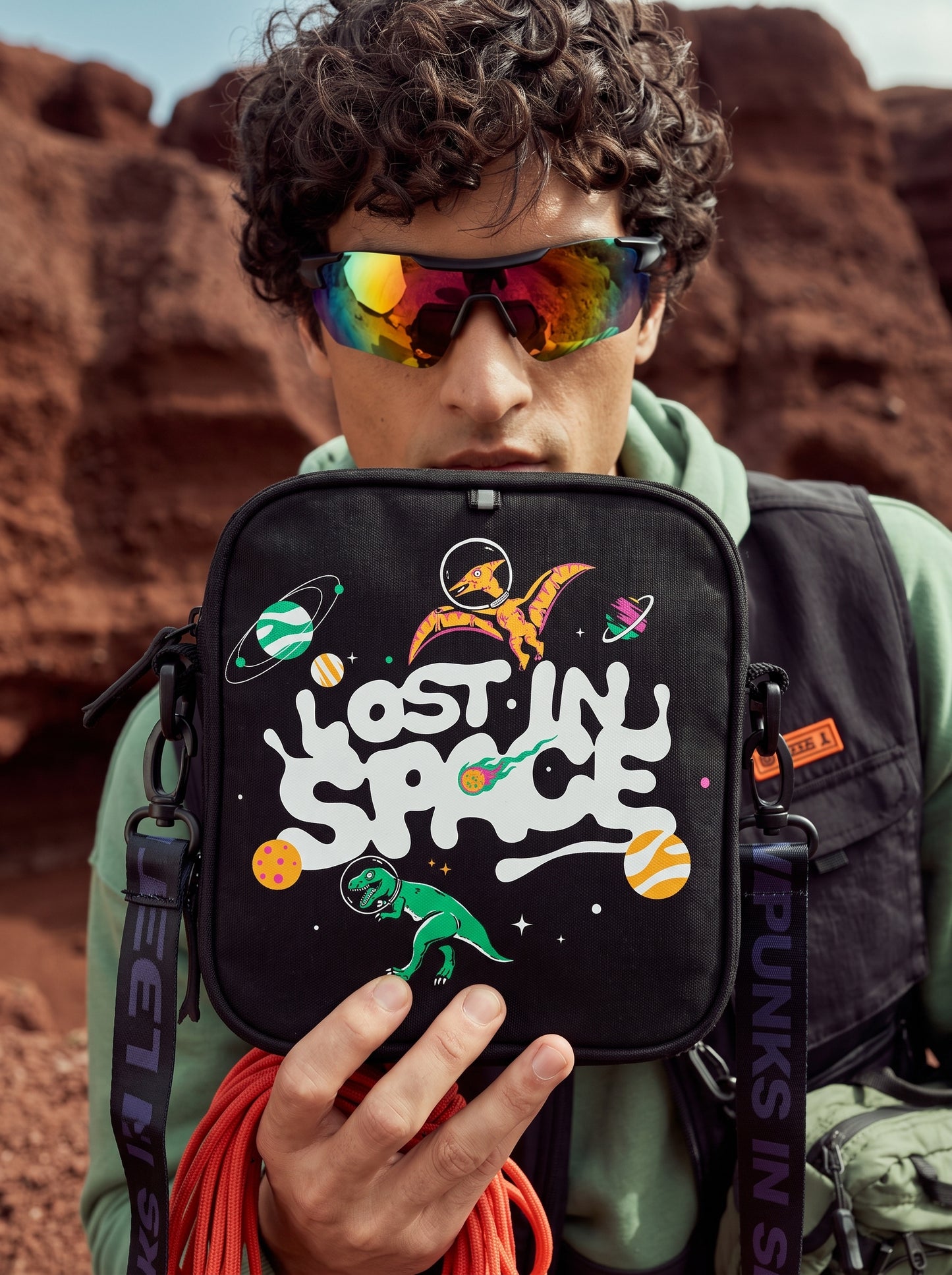 lost in space sling bag
