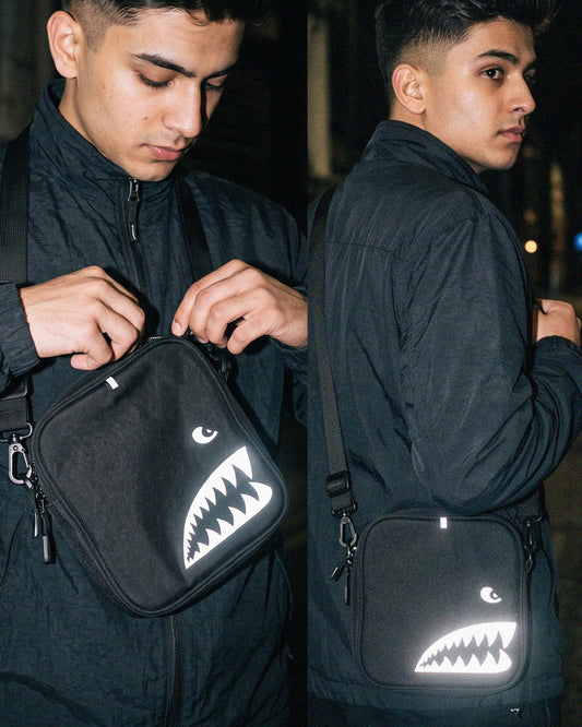Shark Reflective Sling bag
