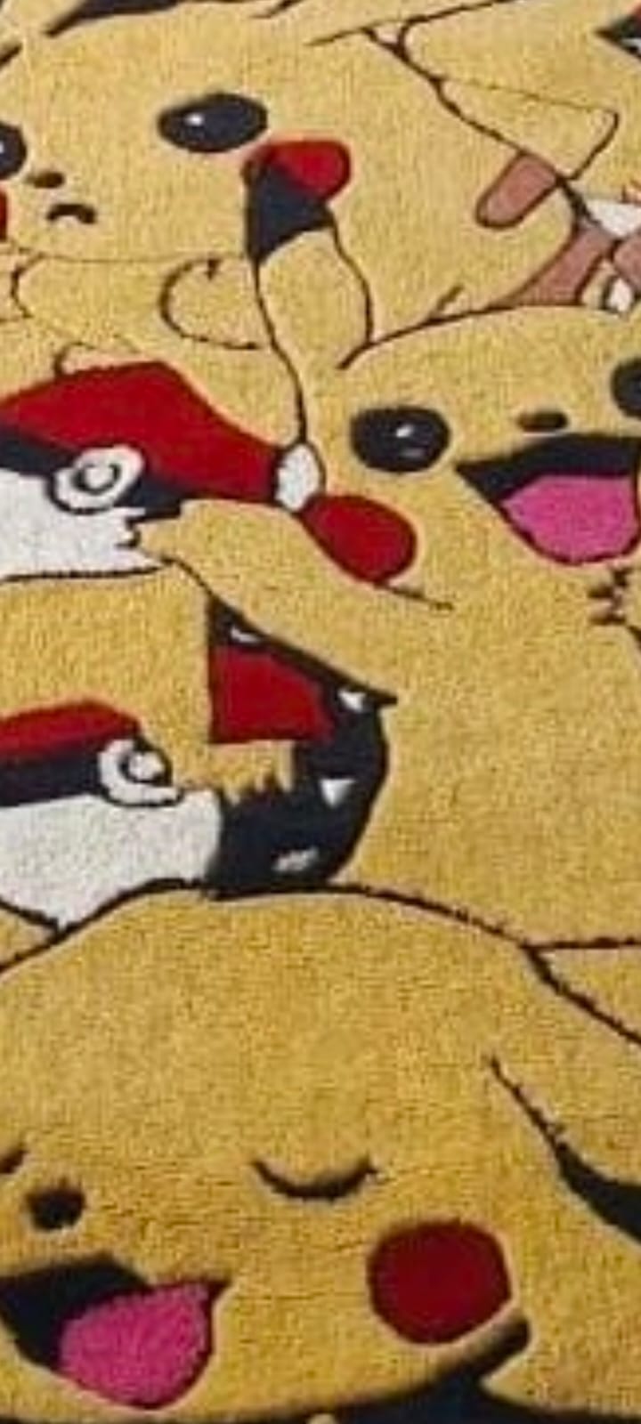 Handmade Tufted Pikachu Rug - Pokemon