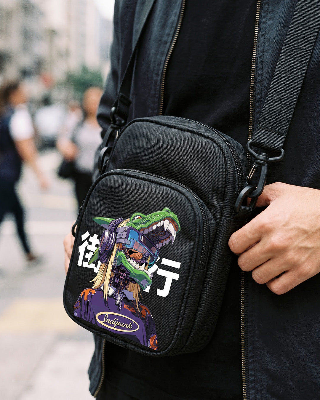 Dinopunk sling bag Pro