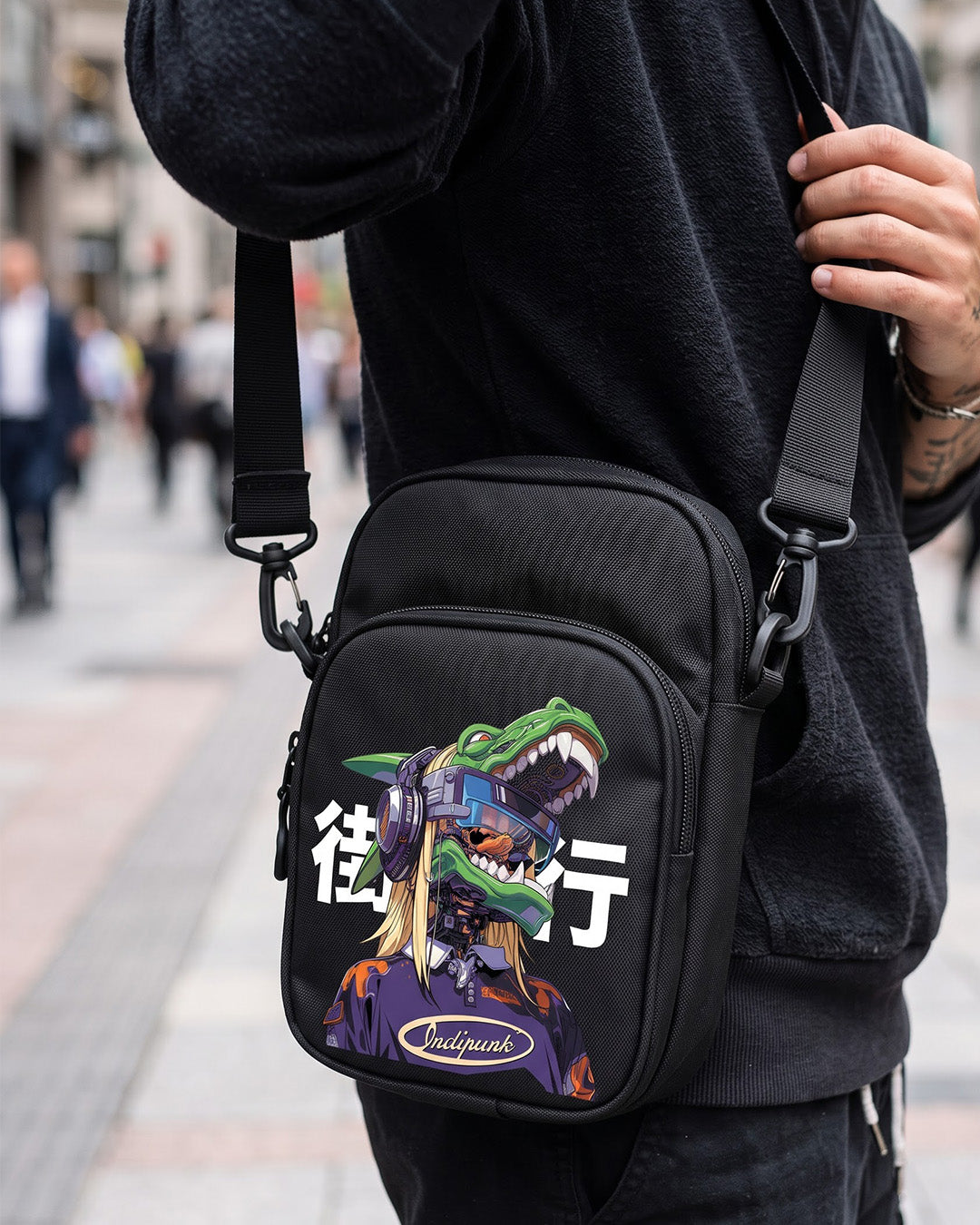 Dinopunk sling bag Pro