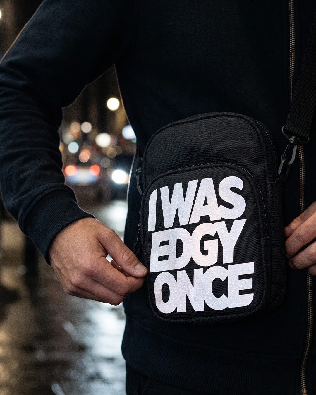 Edgy once Reflective sling bag Pro