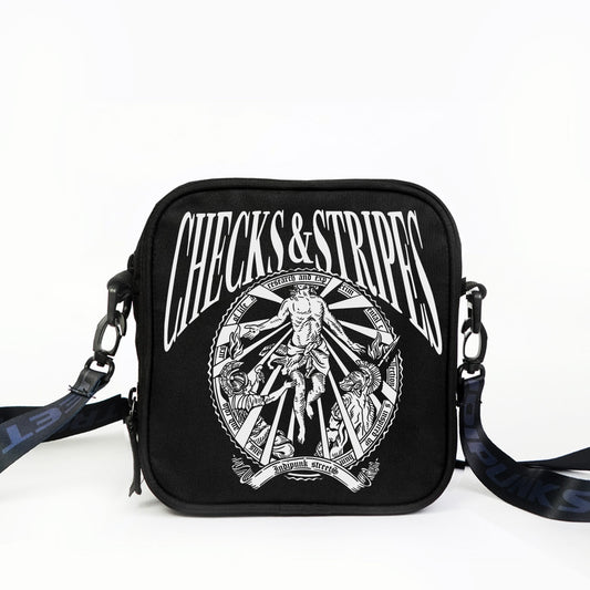 Checks & Stripes fanny pack