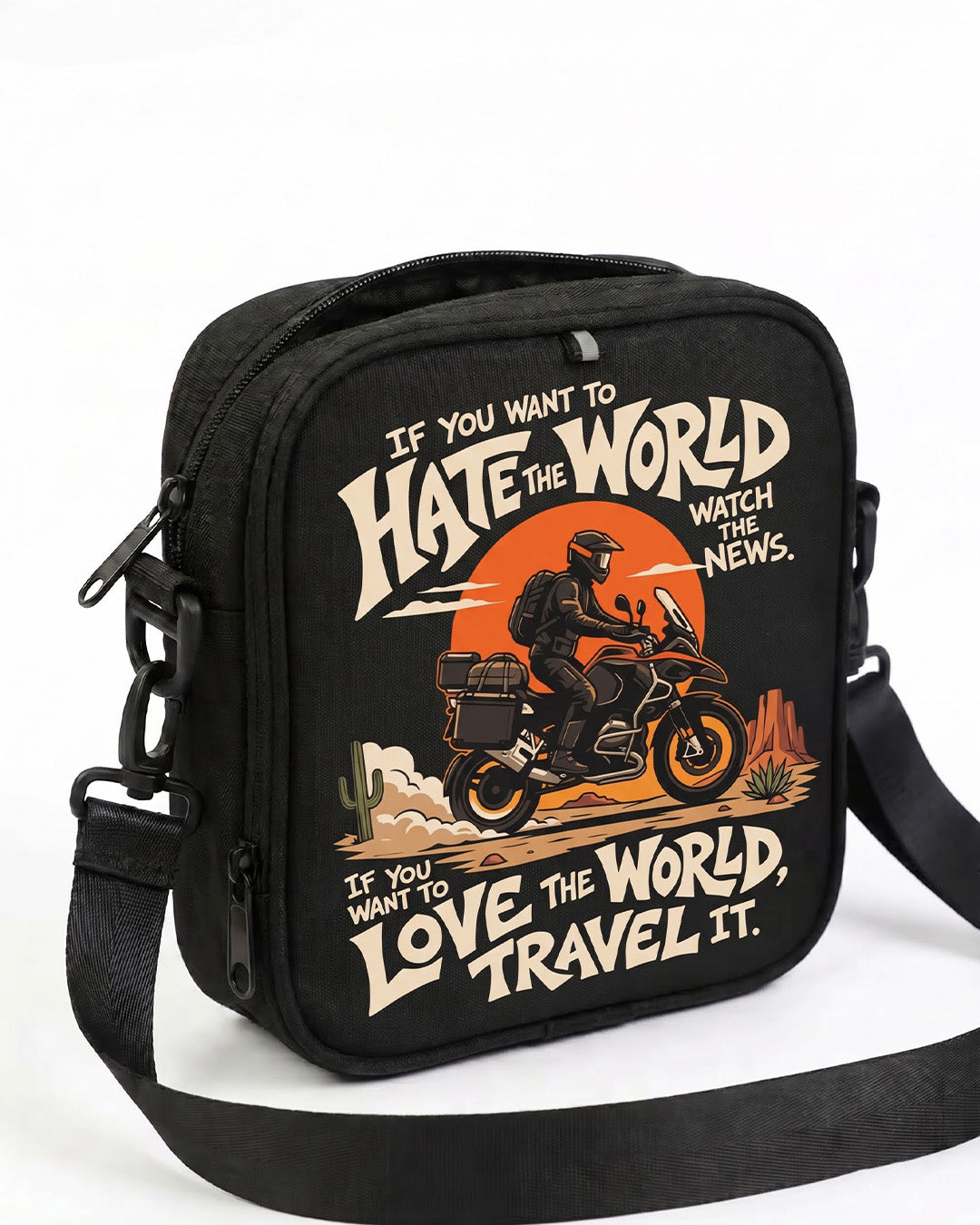 Love the world  sling bag