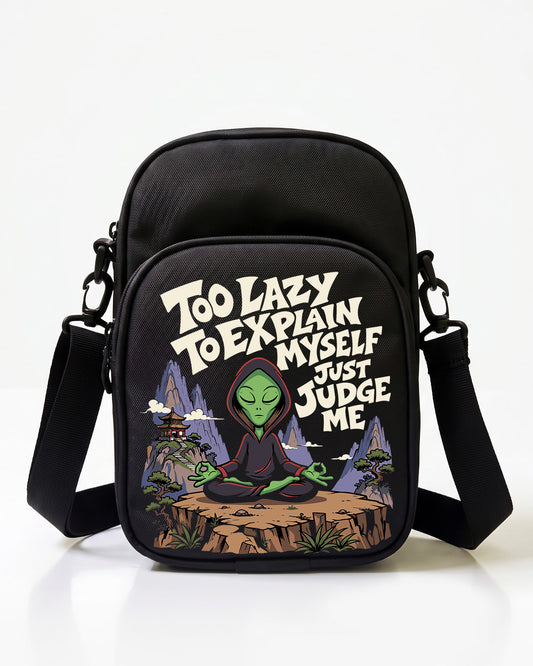 Too Lazy meditation sling bag Pro