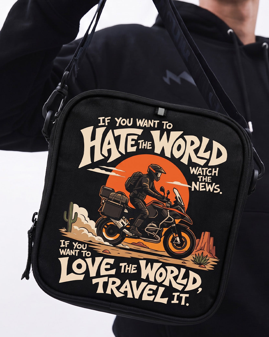 Love the world  sling bag