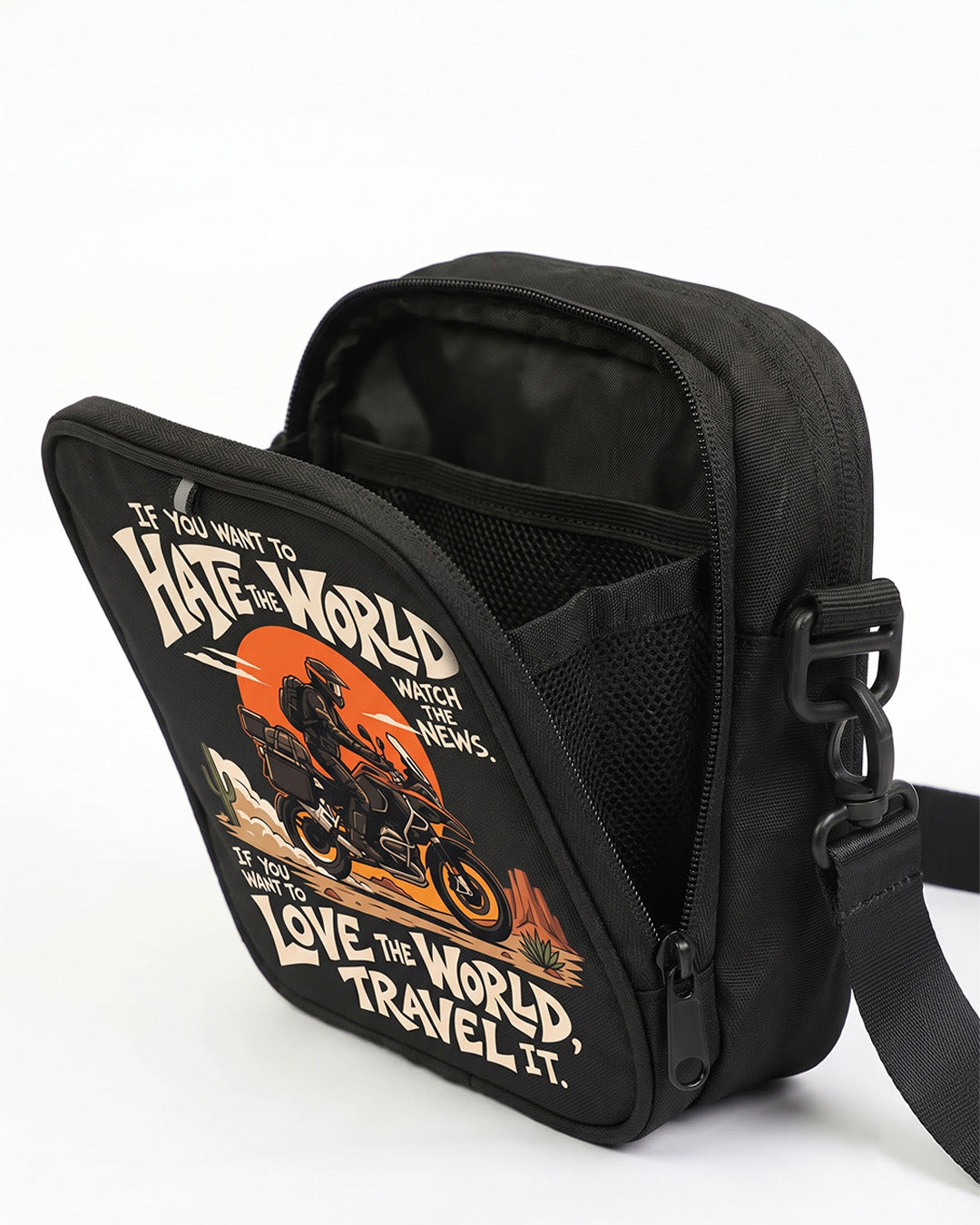 Love the world  sling bag