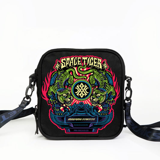Space tiger fanny pack