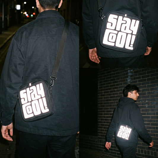 Stay cool Reflective Sling bag